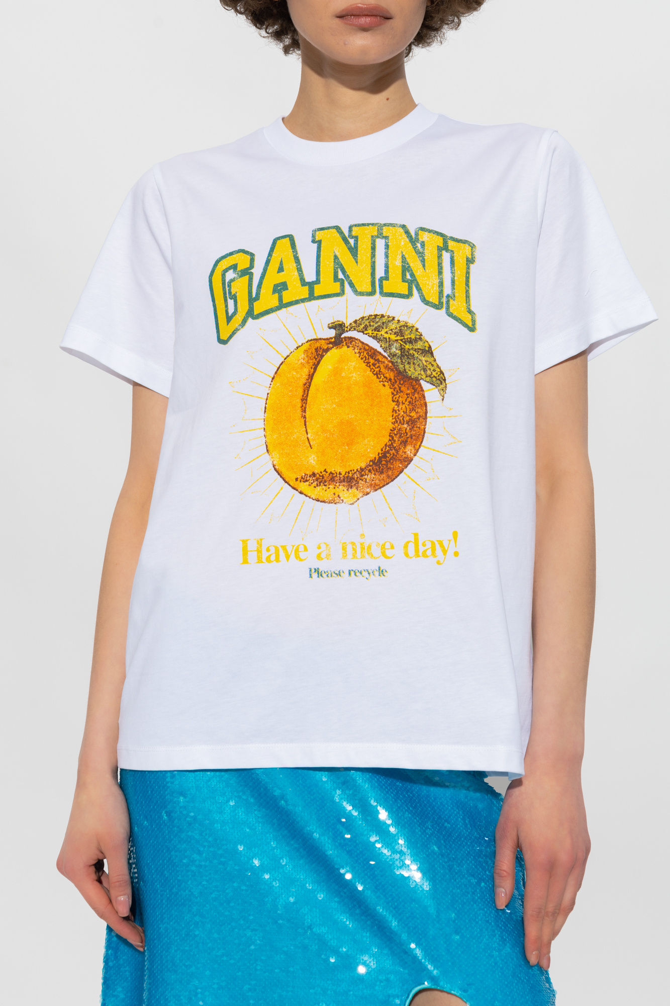 Ganni Printed T-shirt | Women's Clothing | Vitkac